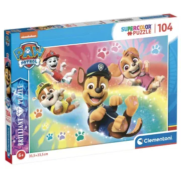 Paw Patrol Quebra-cabeça Paw Patrol 104pcs CLEMENTONI - 1