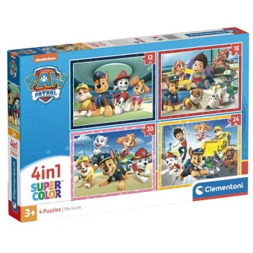 Paw Patrol Quebra-cabeça Paw Patrol 12-16-20-24pcs CLEMENTONI - 1