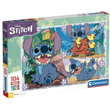 Stitch Disney maxi quebra-cabeça 104 peças CLEMENTONI - 1