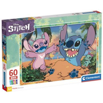 Stitch Disney maxi quebra-cabeça 60 peças CLEMENTONI - 1