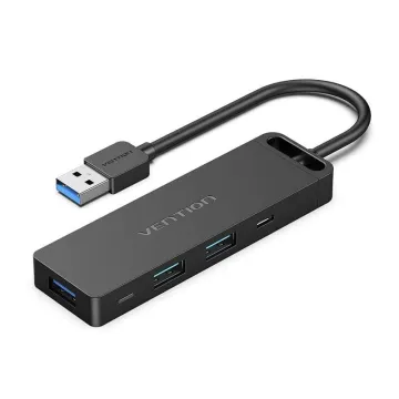 Docking USB 3.0 Vention CHVBB/ 3xUSB/ 1xMicroUSB PD/ 1xLeitor de cartões/ Preto VENTION - 1