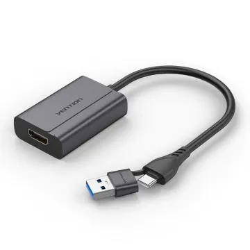 Vention ACYHB/ USB Tipo-C Macho/ USB Macho - Adaptador HDMI Fêmea VENTION - 1