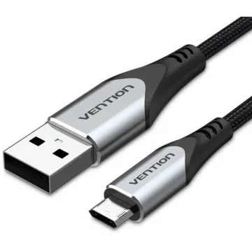 Cabo Vention COCHG USB 2.0/ USB Macho - MicroUSB Macho/ 480Mbps/ 1,5m/ Preto VENTION - 1