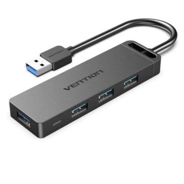 Vention Hub USB 3.0 CHLBF/ 4xUSB/ MicroUSB PD/ 1m VENTION - 1