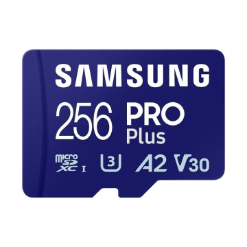 Cartão de memória Samsung PRO Plus 2023 256GB microSD XC/Classe 10/ 180MBs Samsung - 1