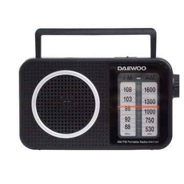 Rádio Portátil Daewoo DW1124/Preto DAEWOO - 1