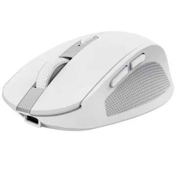 Mouse Bluetooth sem fio compacto Trust Ozaa/bateria recarregável/até 3200 DPI/branco TRUST - 1