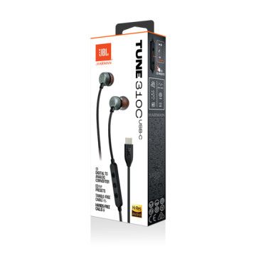 JBL - Auriculares USB-C T310 Preto JBL - 8