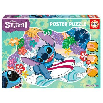 Puzzle Poster Stitch Disney 250pcs EDUCA BORRAS - 1