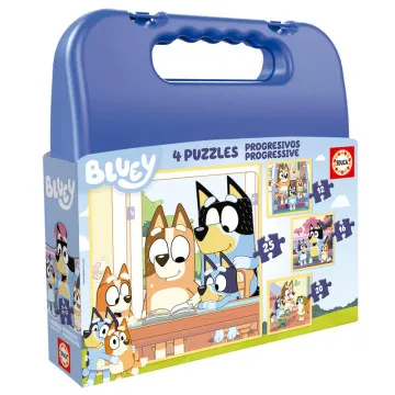 Quebra-cabeça de mala Bluey 12-16-20-25pcs EDUCA BORRAS - 1