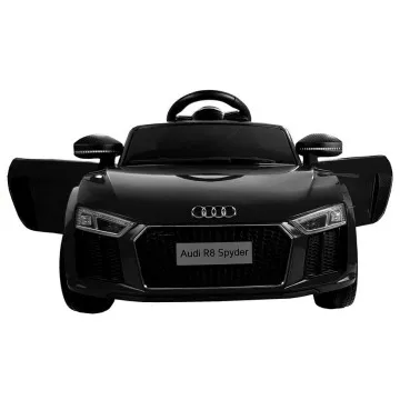 Carro Elétrico Audi R8 Spyder 12V Bateria c/ Comando - Preto  - 1