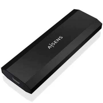 Gabinete externo para disco SSD M.2 NGFF Aisens ASM2-028B/ USB 3.2/ sem parafusos AISENS - 1