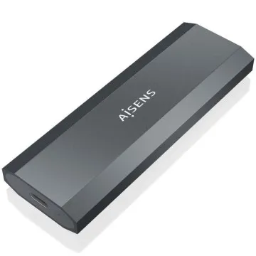 Gabinete externo para disco SSD M.2 NGFF Aisens ASM2-029GR/ USB 3.2/ sem parafusos AISENS - 1