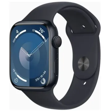 Apple Watch Series 9/ GPS/ 45mm/ Caixa de alumínio Midnight/ Pulseira esportiva Midnight S/M Apple - 1