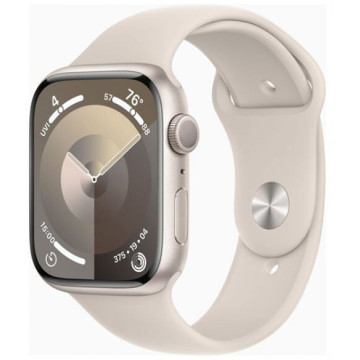 Apple Watch Series 9/ GPS/ 45 mm/ caixa de alumínio White Star/ pulseira esportiva White Star M/L Apple - 1