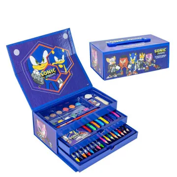 Estojo de papelaria colorido Sonic Prime CERDÁ - 1