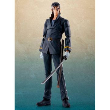 Figura SH Figuarts Hajime Saito Rurouni Kenshin: História Romântica do Espadachim Meiji 16,5 cm TAMASHII NATIONS - 1