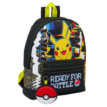 Mochila Pokémon + bolsa 40cm SAFTA - 1