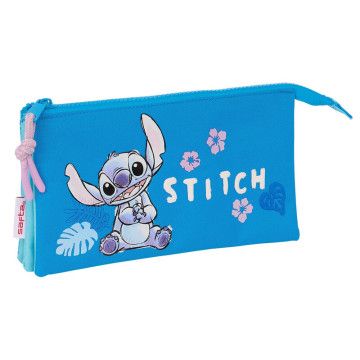 Estojo triplo Hawaii Stitch Disney SAFTA - 1