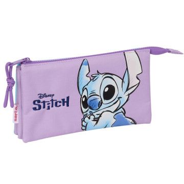 Estojo triplo Sweet Stitch Disney SAFTA - 1