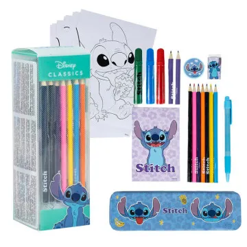 Conjunto de papelaria colorido Stitch Disney CERDÁ - 1