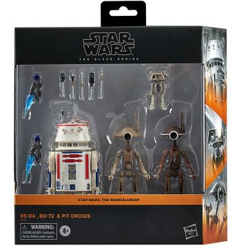 Figuras de bolha R5-D4 BD-72 e Pit Droids The Mandalorian Star Wars 15cm HASBRO - 1