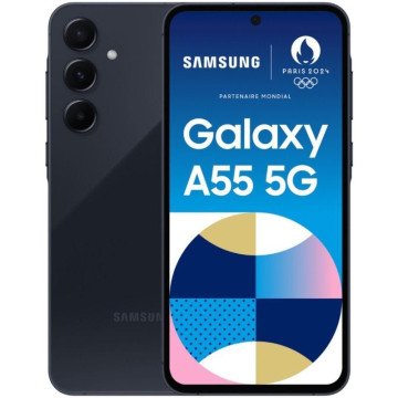 Samsung Galaxy A55 5G 6.6" Dual SIM 8GB/128GB Black Samsung - 1