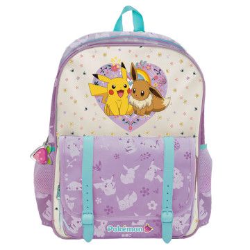 Mochila Pokémon Flores 42cm adaptável CYP BRANDS - 1