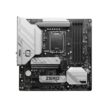 PLACA BASE MSI B760M PROJECT ZERO 1700 MATX 4XDDR5 Msi - 1