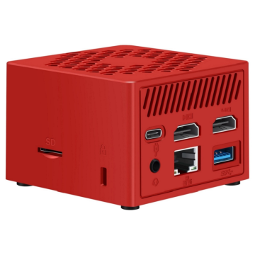 MINIPC LEOTEC INTEL N100 12GB 256GB M.2 WIN11 PRO PRE-INSTAL ROJO Leotec - 1