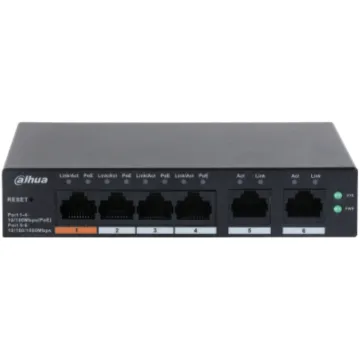 SWITCH CLOUD DAHUA DH-CS4006-4ET-60 SWITCH WITH 4-PORT POE Dahua Technology - 1