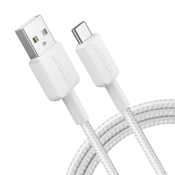 CABLE ANKER 322 USB-A A USB-C 1,8M BLANCO ANKER - 1
