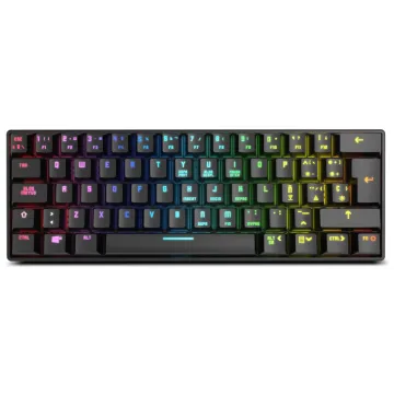 TECLADO MINI KROM GAMING KLUSTER RGB WIRELESS KROM - 1