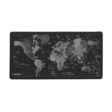 ALFOMBRILLA NATEC TIME ZONE MAP MAXI 800X400 MM NATEC - 1