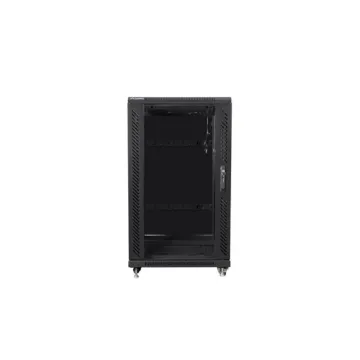 ARMARIO RACK LANBERG 22U 600X600 AUTOENSAMBLADO HASTA 60KG NEGRO Lanberg - 1