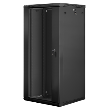 ARMARIO LANBERG MURAL RACK 19" 27U/600X600 FLAT PACK V2 NEGRO Lanberg - 1