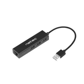 ADAPTADOR NATEC DRAGONFLY USB 2.0 A RJ45 GIGABIT CON 3XUSB 2.0 NATEC - 1