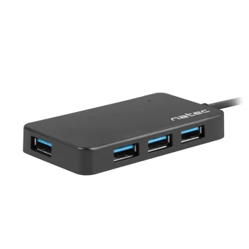 HUB NATEC MONTH 4 PUERTOS USB 3.0 NEGRO NATEC - 1