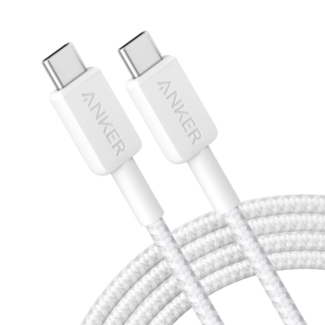 CABLE ANKER 322 USB-C A USB-C 1,8M 60W BLANCO ANKER - 1
