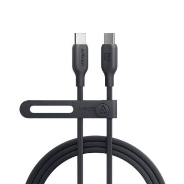 CABLE ANKER 543 USB-C A USB-C CABLE BIO-BASED 1,8M 140W NEGRO ANKER - 1