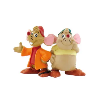 Figura Gus y Jaq Cenicienta Disney BULLYLAND - 1