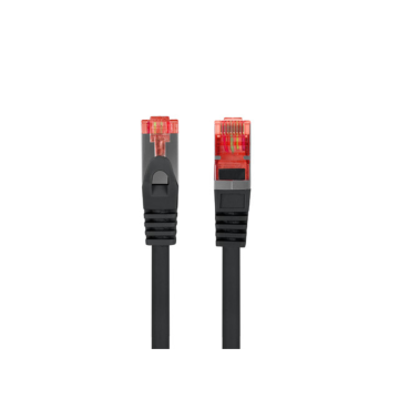 CABLE RED LANBERG LATIGUILLO CAT.6 S/FTP LSZH CU 1M NEGRO FLUKE  PASSED Lanberg - 1