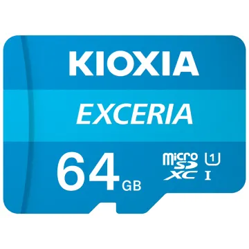 MICRO SD KIOXIA 64GB EXCERIA UHS-I C10 R100 CON ADAPTADOR Kioxia - 1