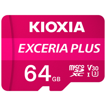 MICRO SD KIOXIA 64GB EXCERIA PLUS UHS-I C10 R98 CON ADAPTADOR Kioxia - 1