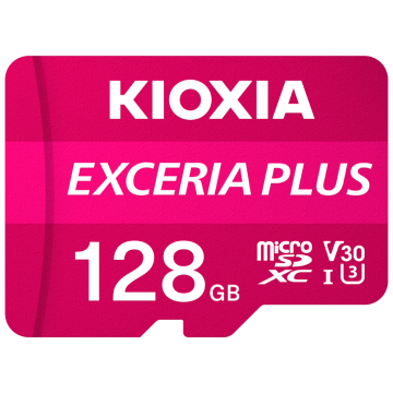 MICRO SD KIOXIA 128GB EXCERIA PLUS UHS-I C10 R98 CON ADAPTADOR Kioxia - 1