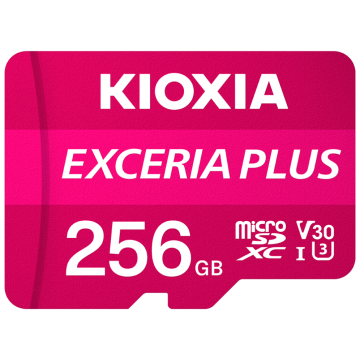 MICRO SD KIOXIA 256GB EXCERIA PLUS UHS-I C10 R98 CON ADAPTADOR Kioxia - 1