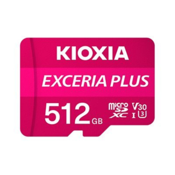 MICRO SD KIOXIA 512GB EXCERIA PLUS UHS-I C10 R98 CON ADAPTADOR Kioxia - 1