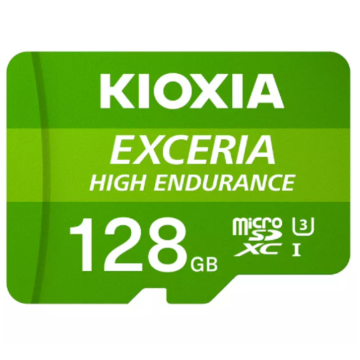 MICRO SD KIOXIA 128GB EXCERIA HIGH ENDURANCE UHS-I C10 R98 CON ADAPTADOR Kioxia - 1