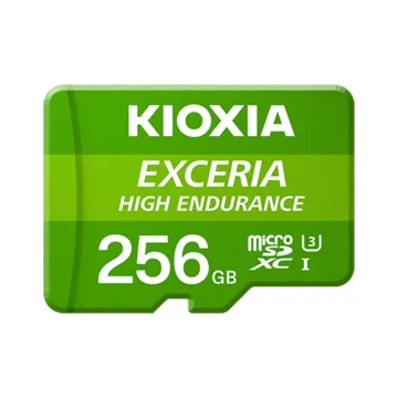 MICRO SD KIOXIA 256GB EXCERIA HIGH ENDURANCE UHS-I C10 R98 CON ADAPTADOR Kioxia - 1