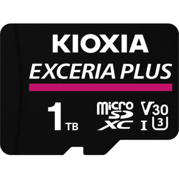 MICRO SD KIOXIA 1TB EXCERIA PLUS UHS-I C10 R98 CON ADAPTADOR Kioxia - 1